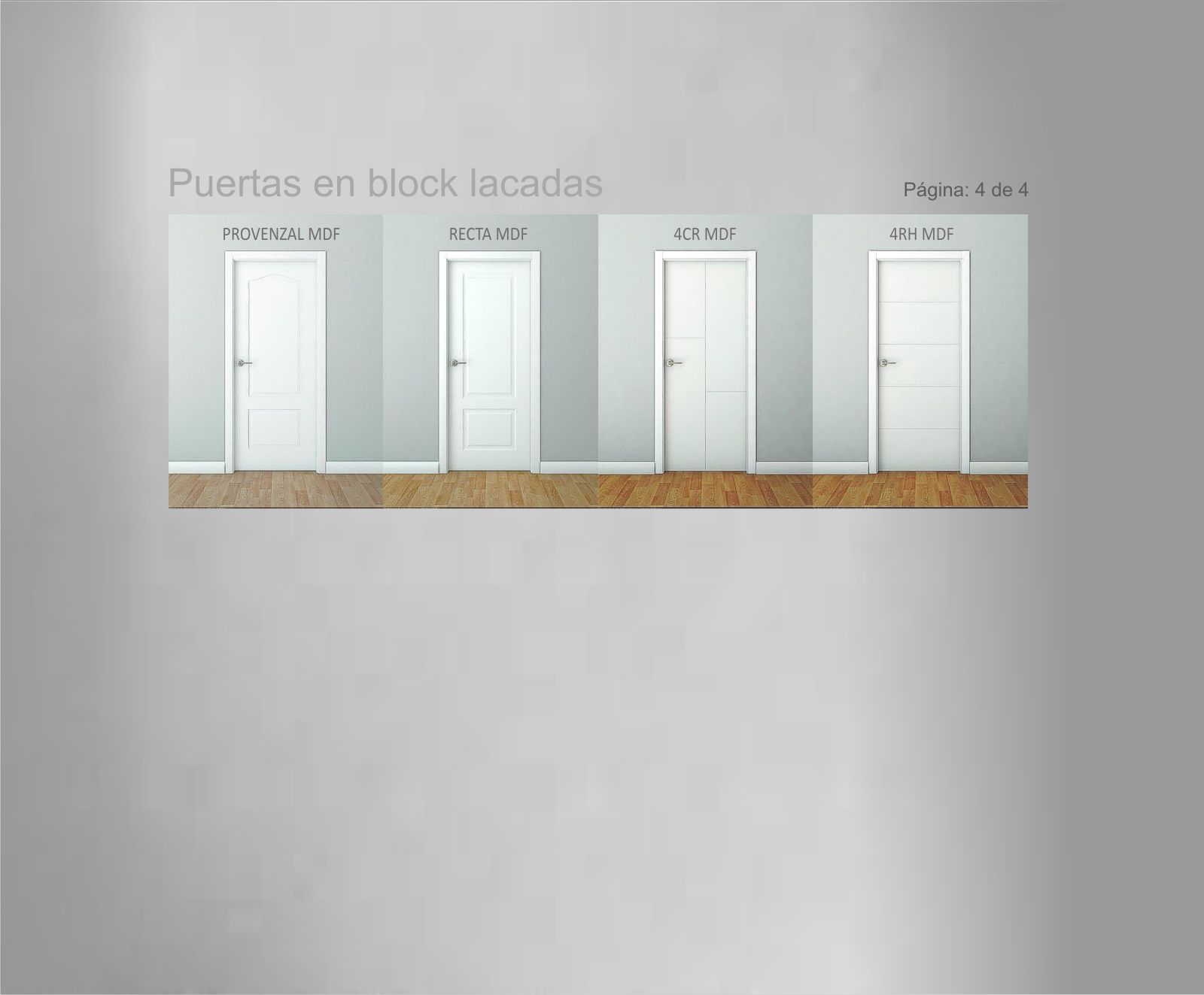 Venta puertas interior